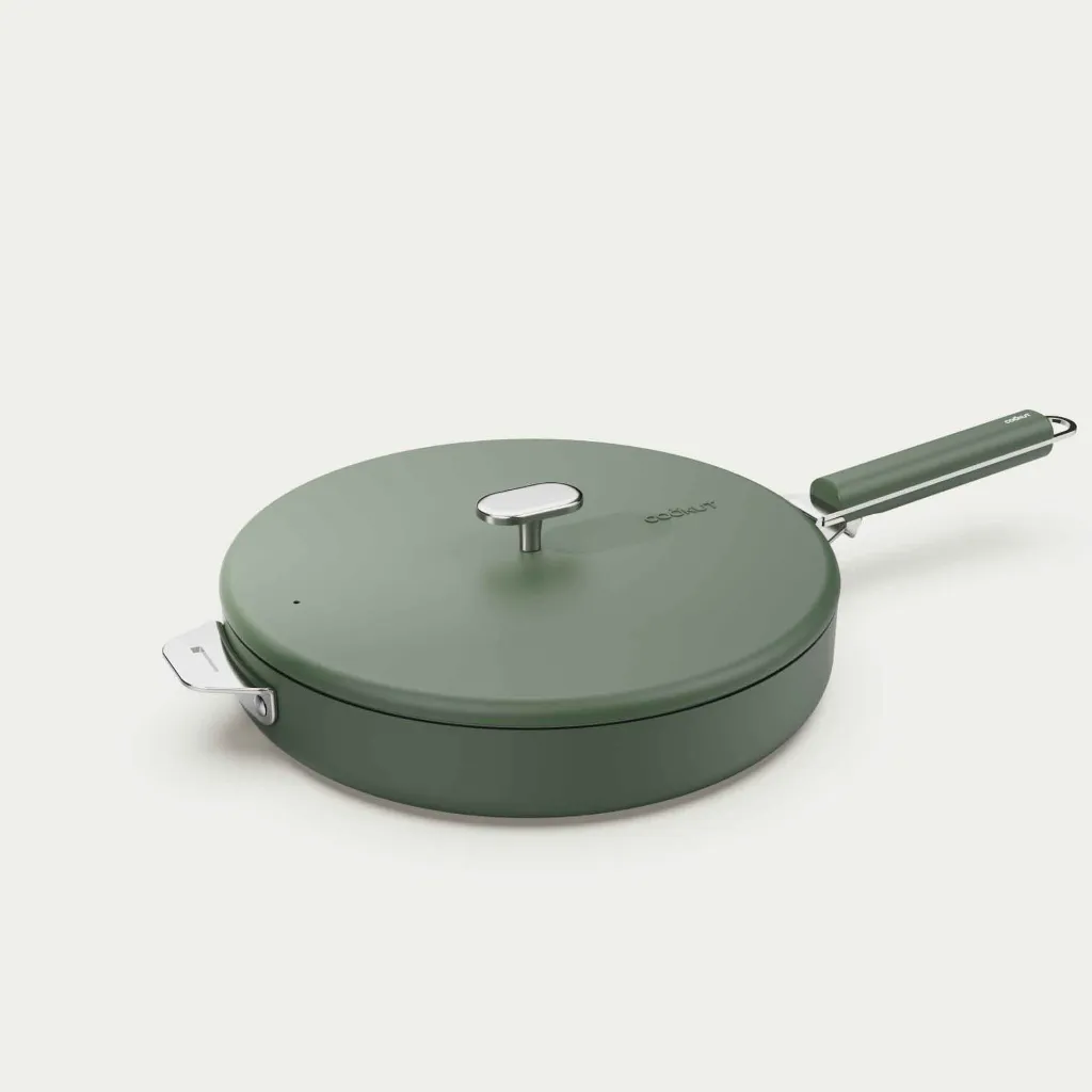 LA MERVEILLEUSE POELE INOX 28CM - FOUGERE.webp