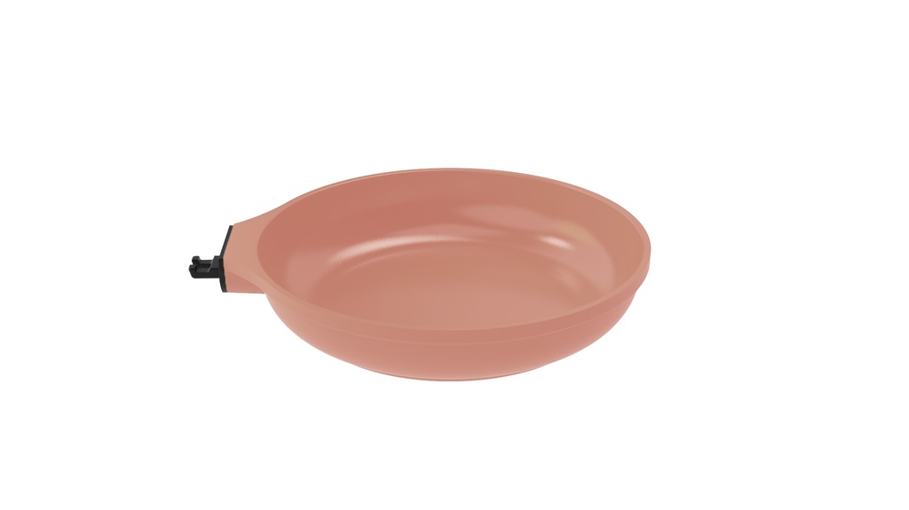 [6953-MJAP24RO] poele amovible 24cm - guimauve