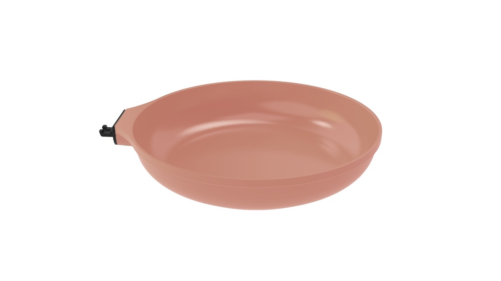 poele amovible 28cm - guimauve