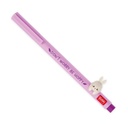 LOVELY FRIENDS - GEL PEN WITH ANIMAL DECORATION - BUNNY - 0,5 MM - PURPLE ENCRE