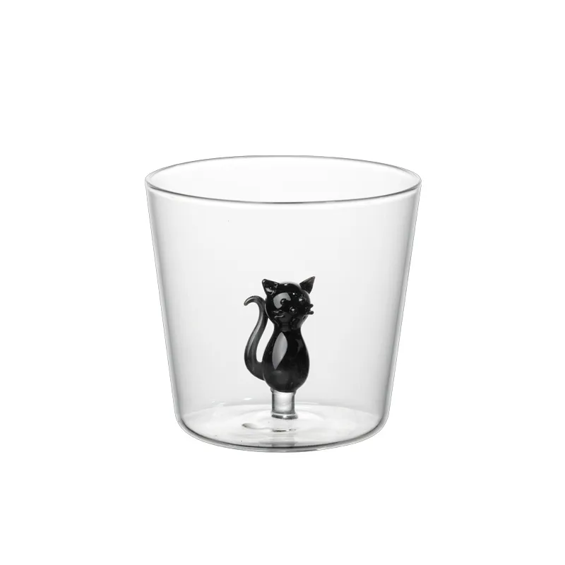 [57711-XL3291] VERRE CHAT NOIR