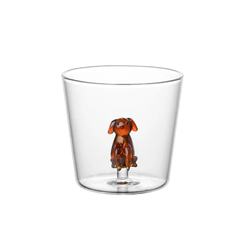 [57711-XL3292] VERRE CHIEN BRUN