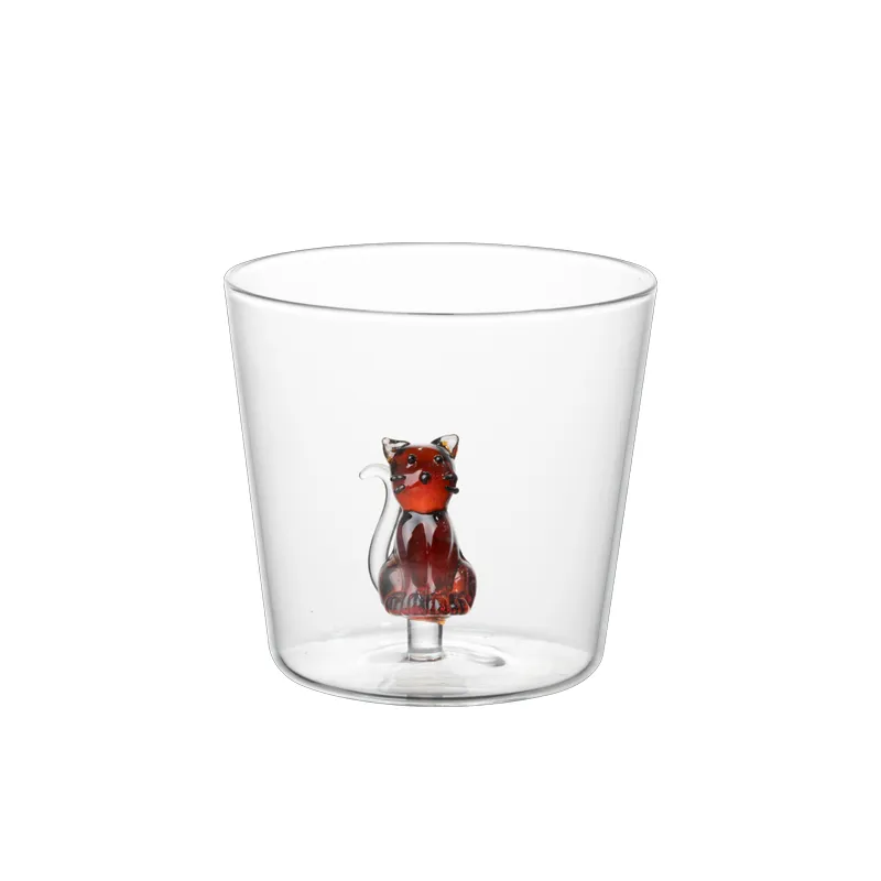 [57711-XL3290] VERRE CHAT BRUN