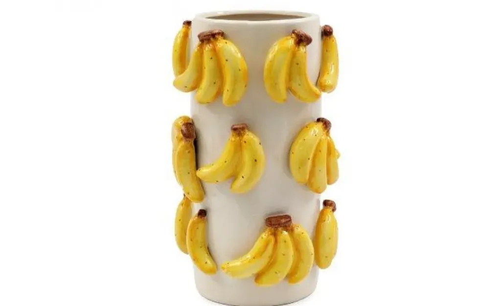 [5024-OR8546] VASE BANANE 12.5X22CM