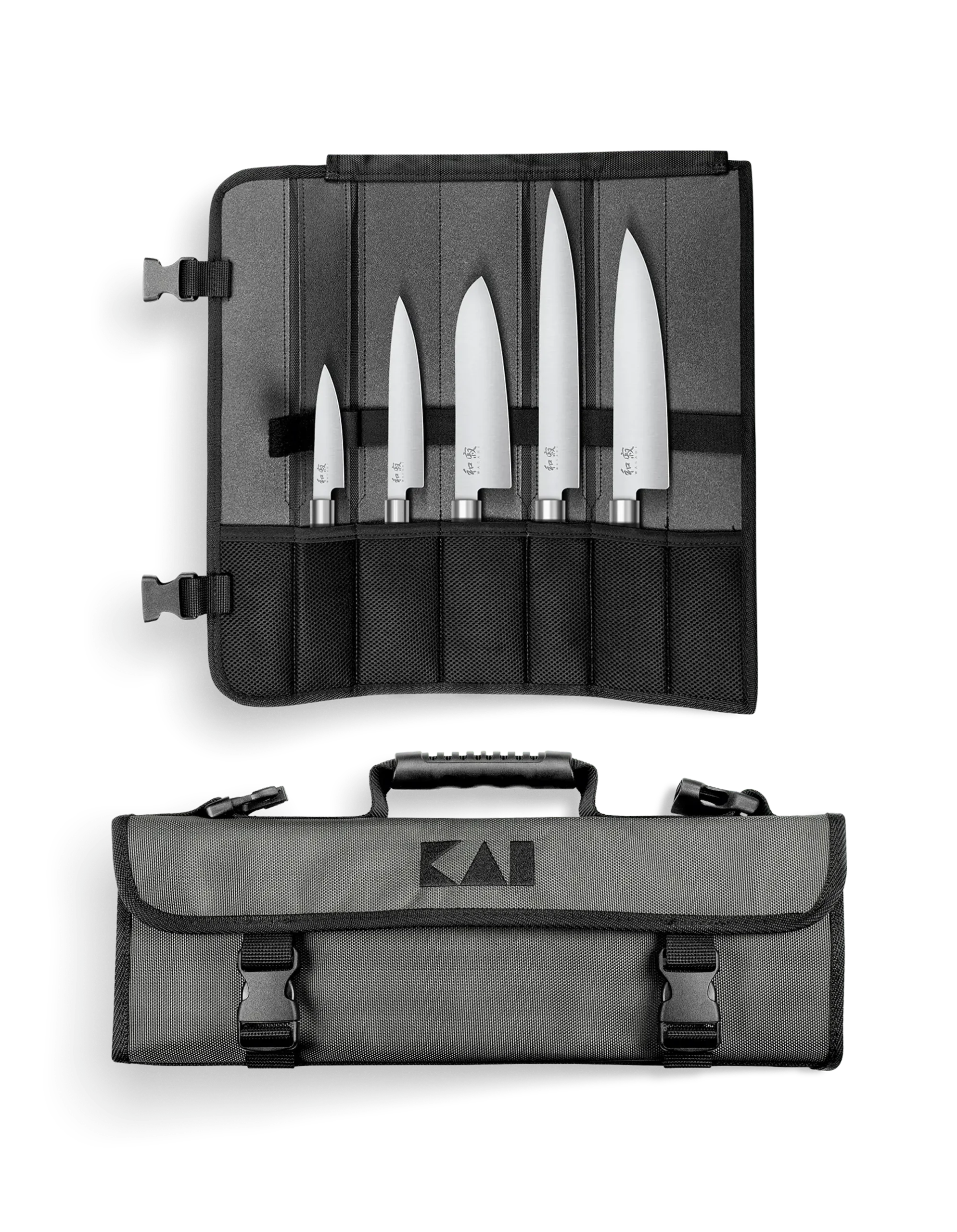 [9016-DM-0781EU67] Mallette à couteaux Shun petit avec 6710P, 6715U, 6716S, 6720C & 6723L