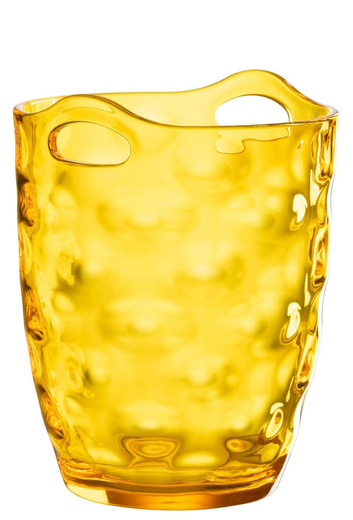 [7522-43959] Seau à glace plastique jaune