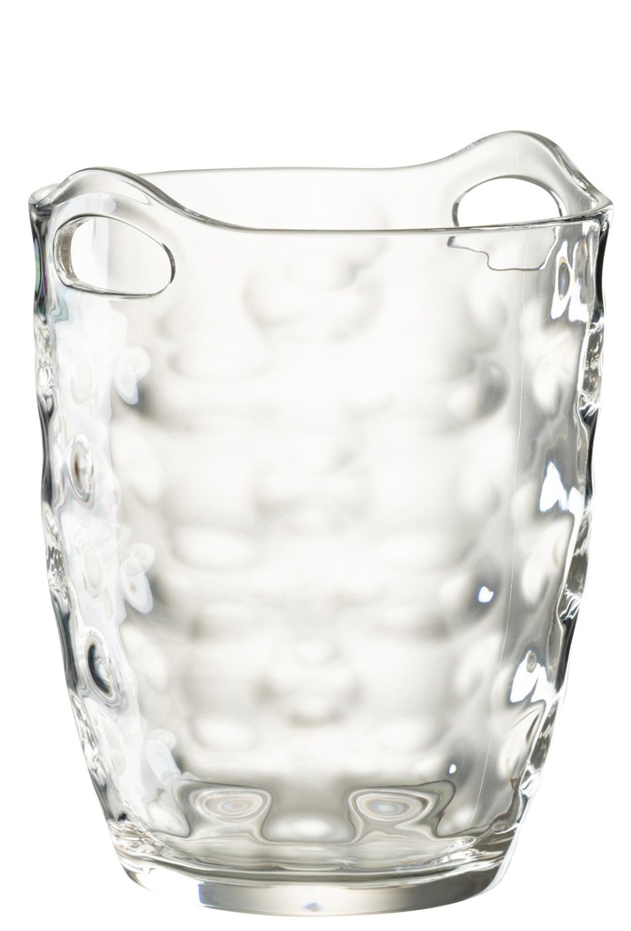 Seau à glace plastique transparent
