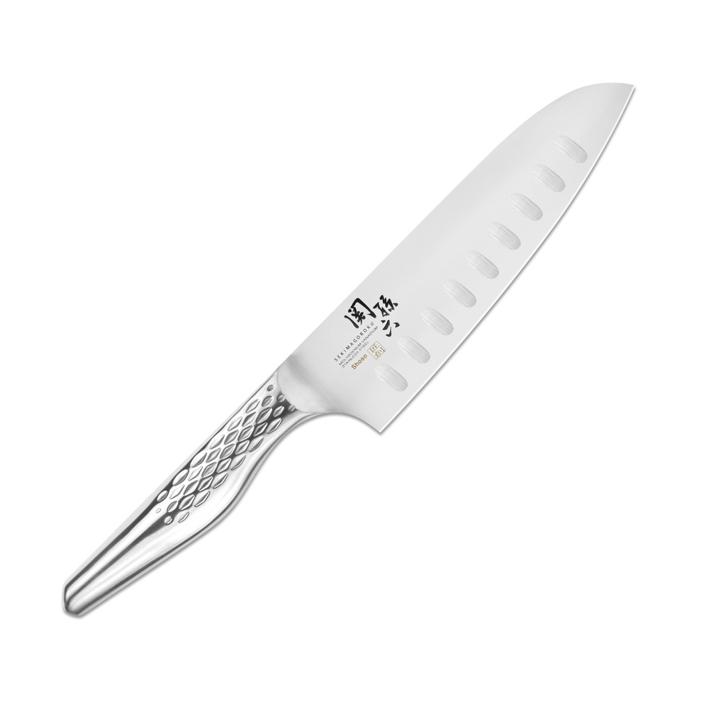 [9016-AB-5157] Santoku Alvéolé - 16,5 Cm  Seki Magoroku Shoso