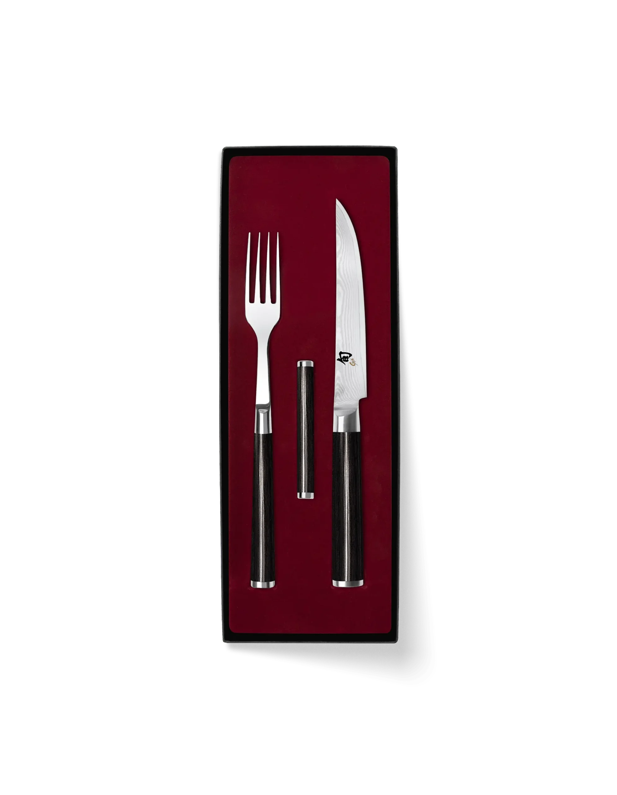 [9016-DM-0907] Set De Fourchette/Couteau À Steak Avec Porte-Couvert Shun Classic Sets