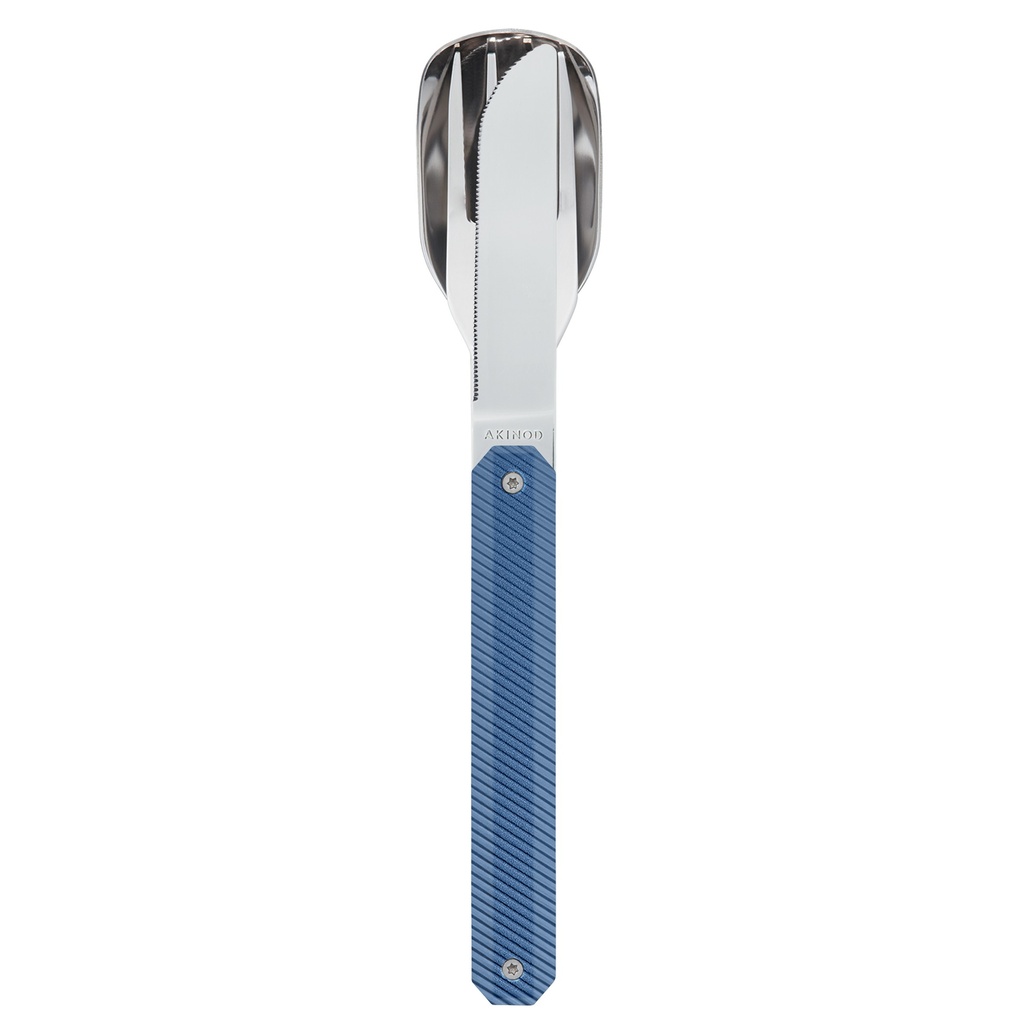 Couverts Droits 12h34, Aluminium bleu
