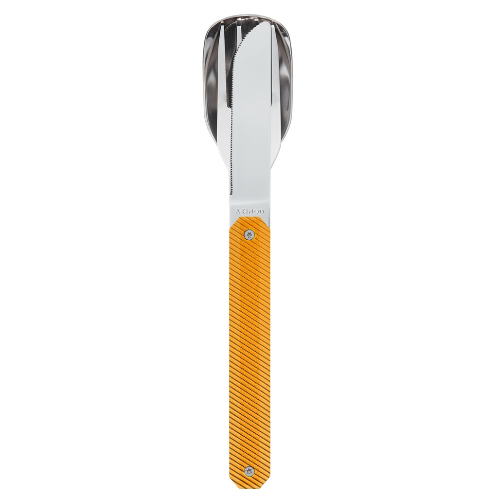 Couverts Droits 12h34, Aluminium orange