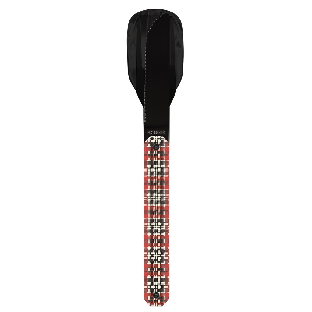 Couverts Droits 12h34, Tartan rouge
