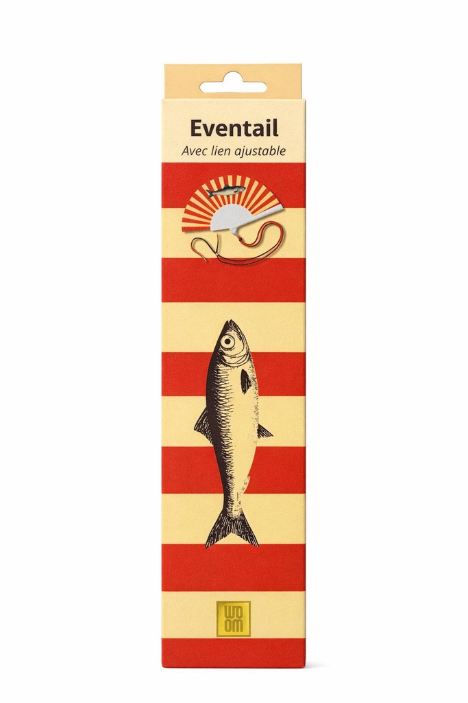 Eventail avec bandoulière - Sardine