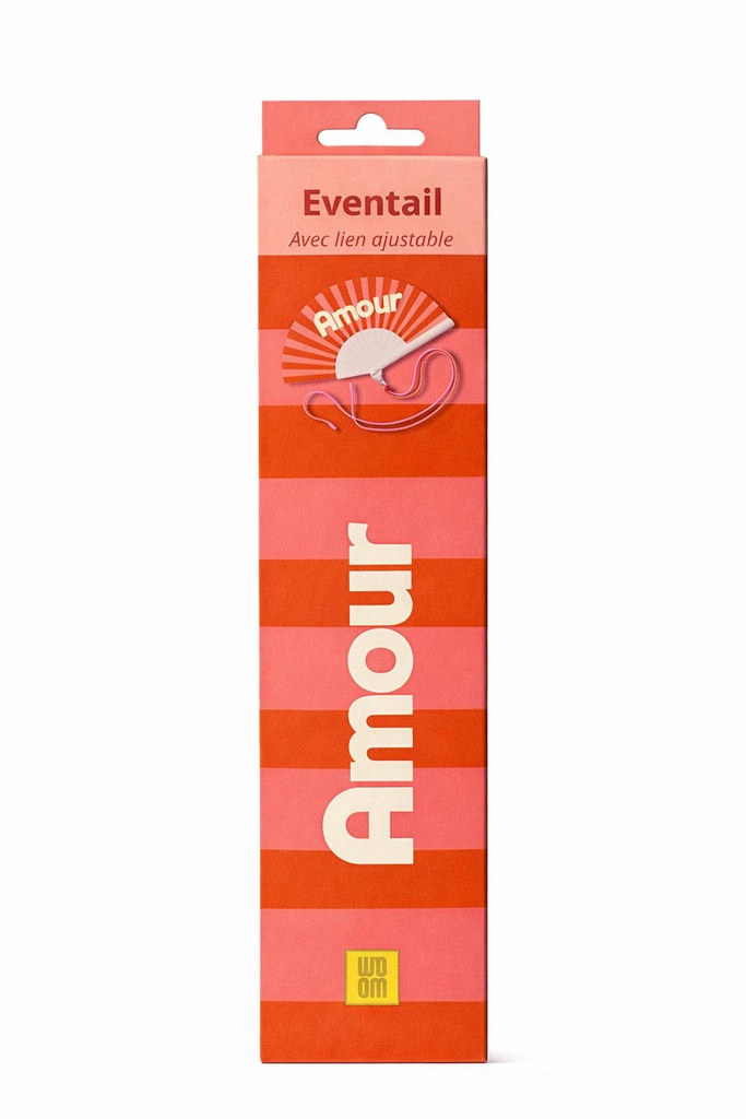 Eventail avec bandoulière - Amour