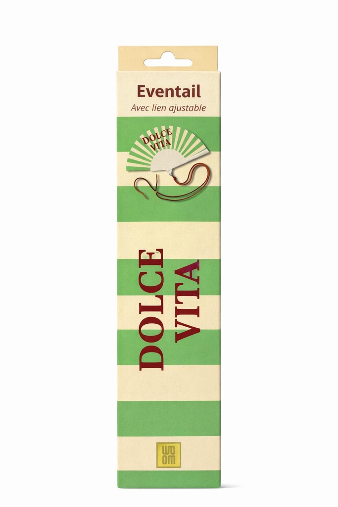 Eventail avec bandoulière - Dolce Vita