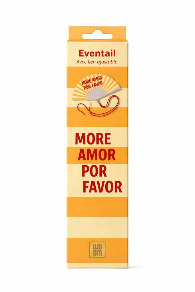 [8413-More Amor Por Favor] Eventail avec bandoulière - More Amor Por Favor