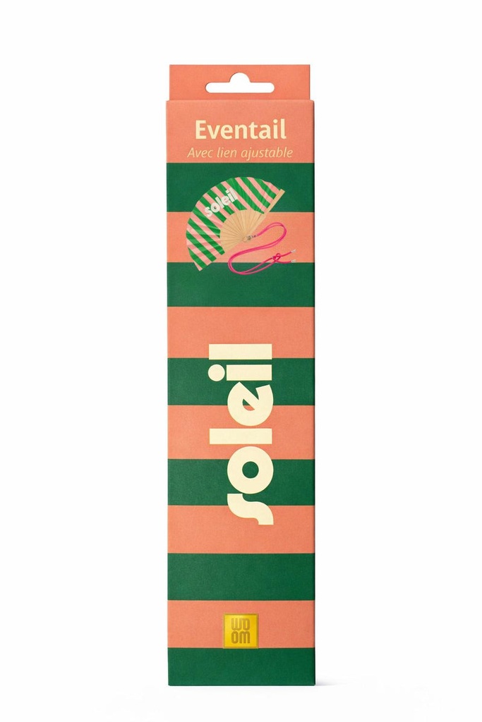 Eventail avec bandoulière - Soleil