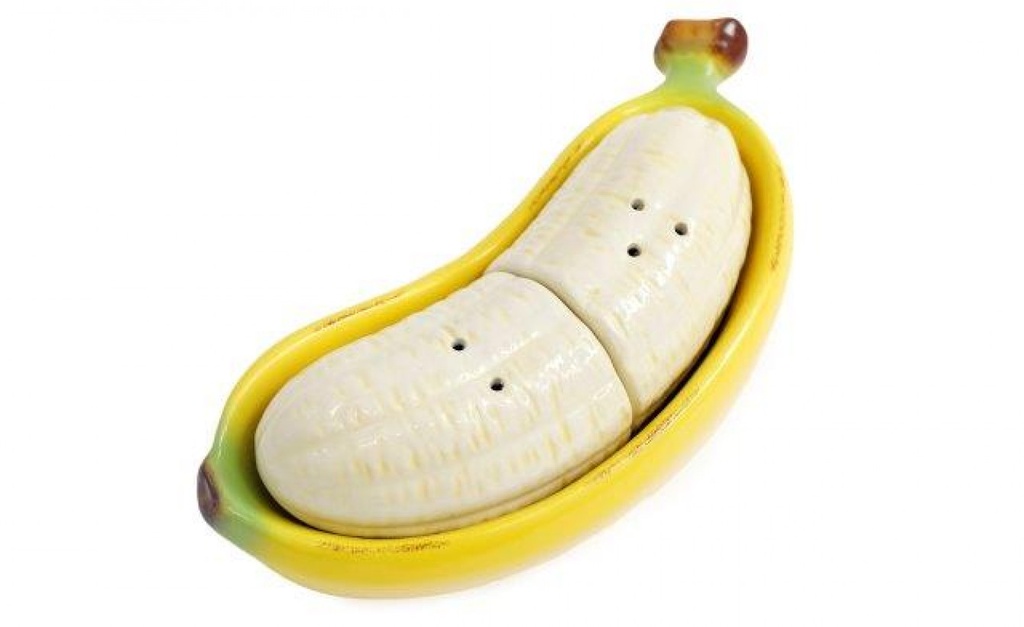 [5024-KG4688] MENAGERE SEL & POIVRE BANANE