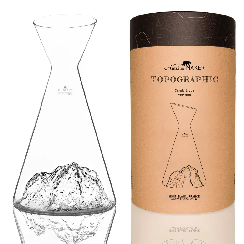 Carafe à eau - Mt Blanc (Montagnes : Montagne Mont Blanc)