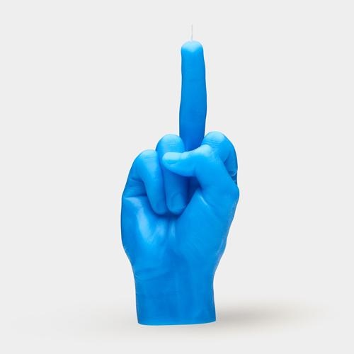 [7790-FCK-BLUE] Bougie F*Ck You - Bleu