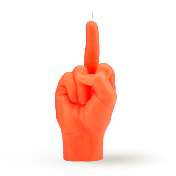 [7790-FCK-FL-ORANGE] Bougie F*ck You | Fluo Orange