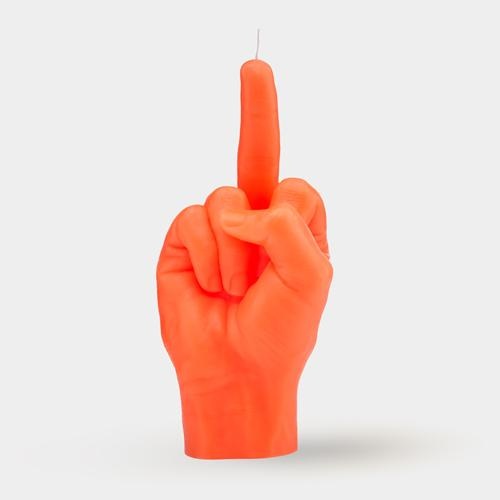 [7790-FCK-FL-ORANGE] Bougie F*ck You | Fluo Orange
