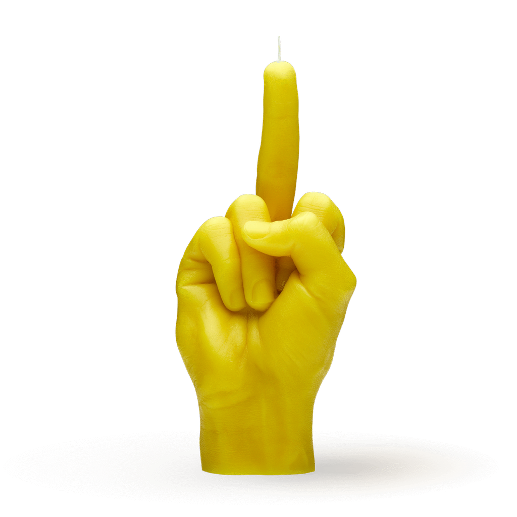 [7790-FCK-YELLOW] Bougie F*ck You | Jaune