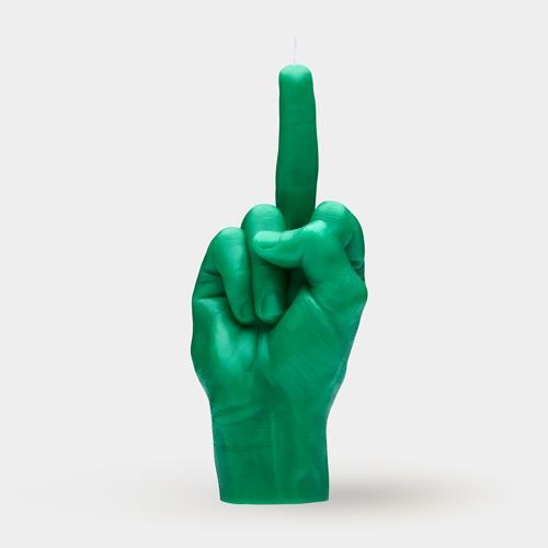 [7790-FCK-GREEN] Bougie F*Ck You - Vert