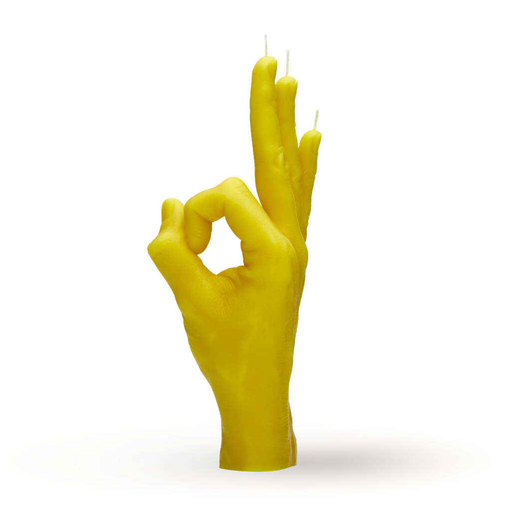 [7790-OK-YELLOW] Bougie Parfait | Jaune