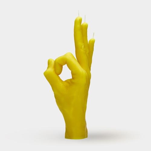 [7790-OK-YELLOW] Bougie Parfait - Jaune