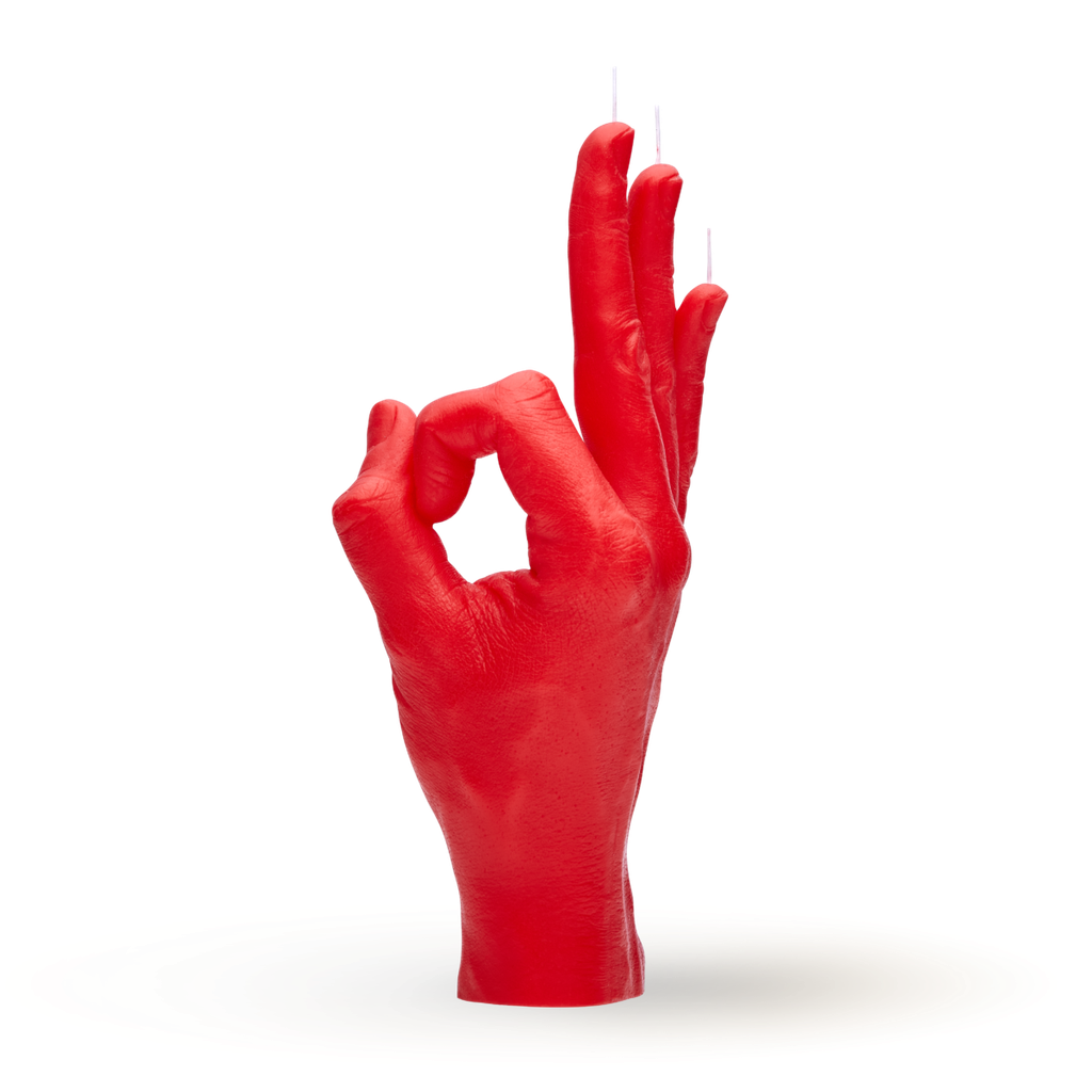 [7790-OK-RED] Bougie Parfait - Rouge
