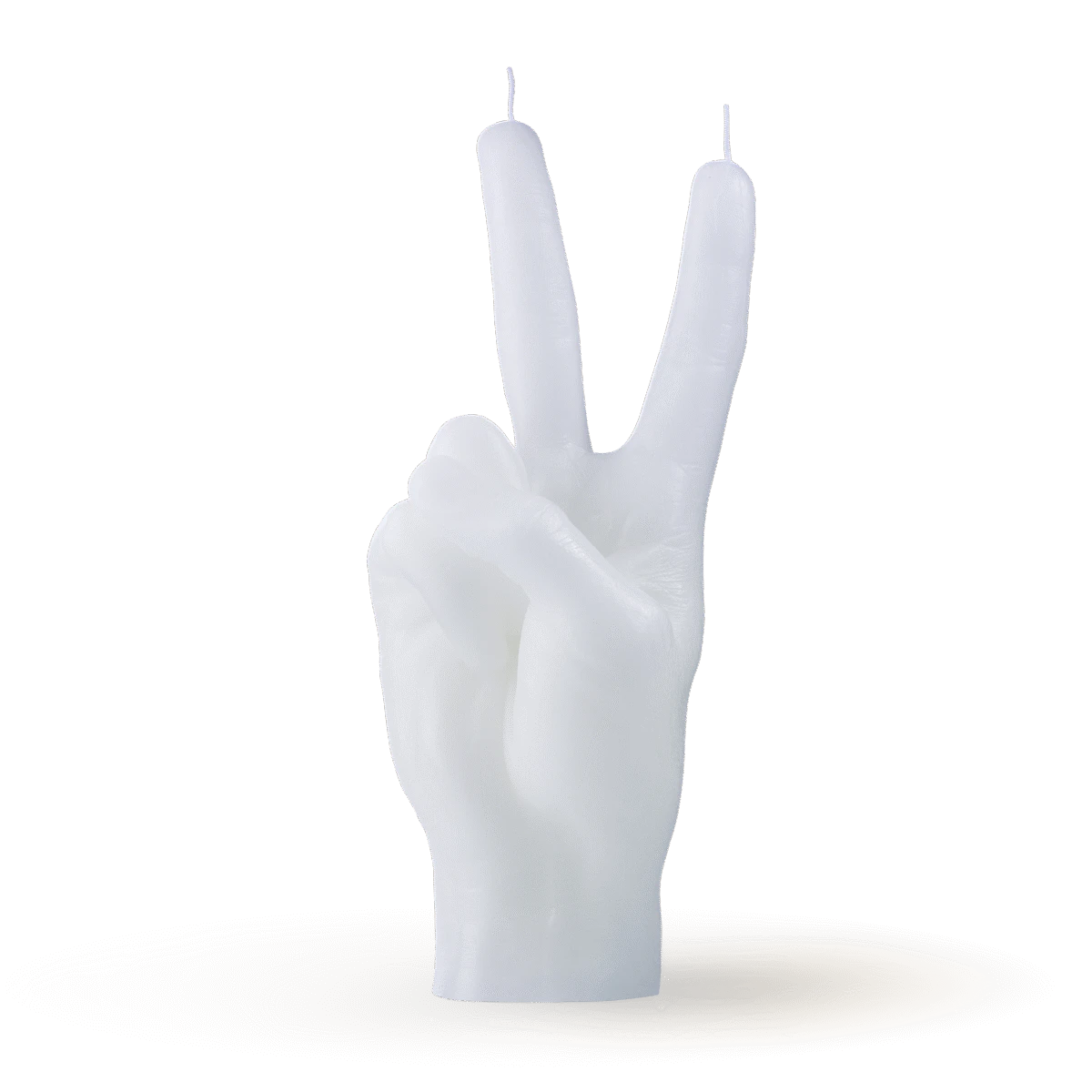 [7790-VIC-WHITE] Bougie Peace - Blanc