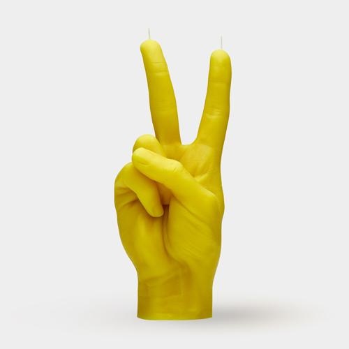 Bougie Peace - Jaune