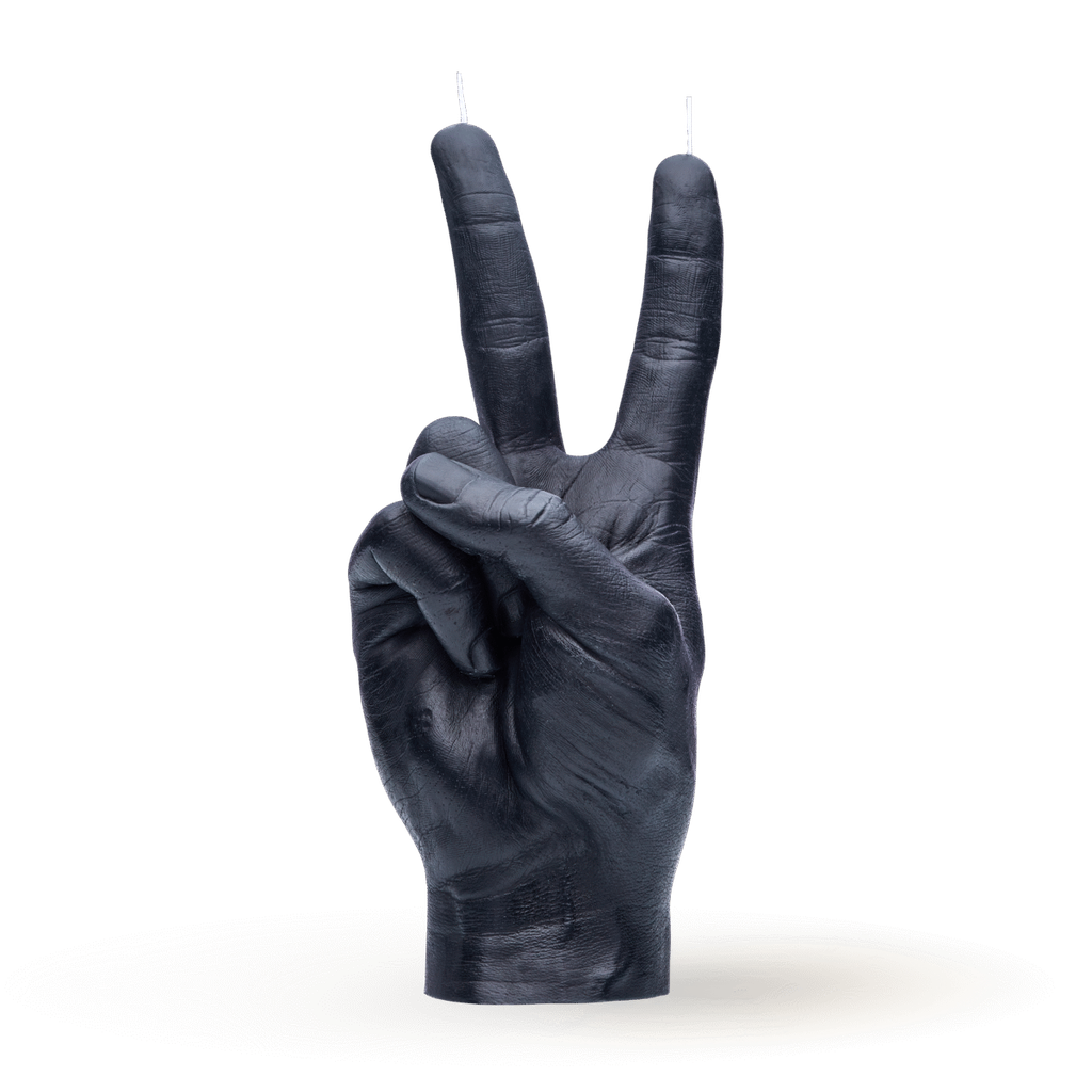 [7790-VIC-BLACK] Bougie Peace | Noir