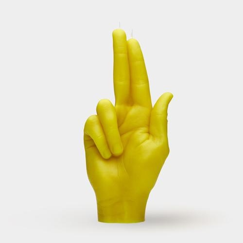 [7790-GUN-YELLOW] Bougie Pistolet | Jaune