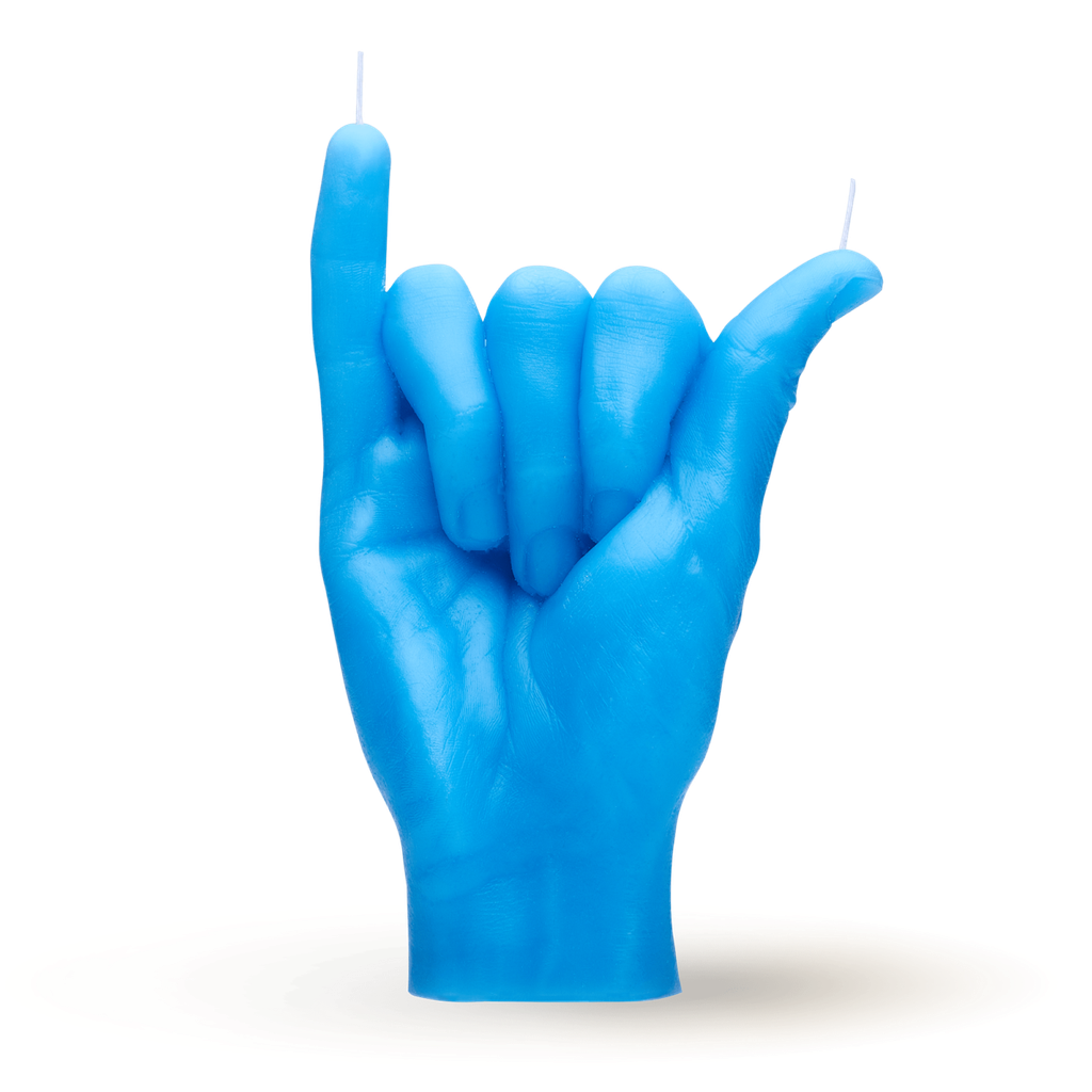 [7790-SHK-BLUE] Bougie Shaka - Bleu