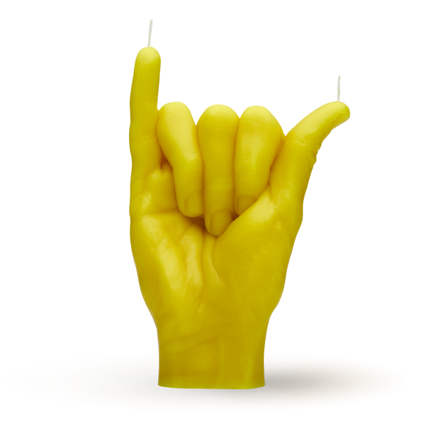 [7790-SHK-YELLOW] Bougie Shaka - Jaune