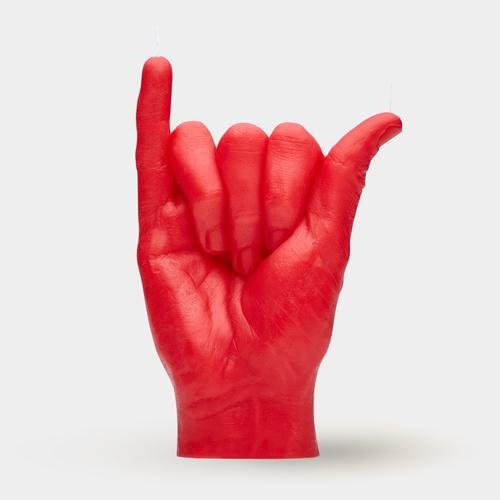[7790-SHK-RED] Bougie Shaka | Rouge