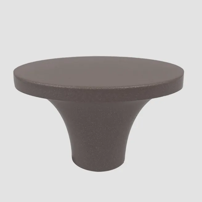 [6953-MJCP46] Poignée cocotte grand format Ovale Métal Moka
