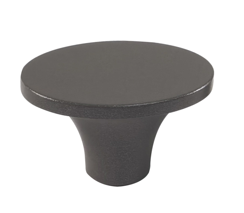 Poignée cocotte grand format Ovale Métal Gris