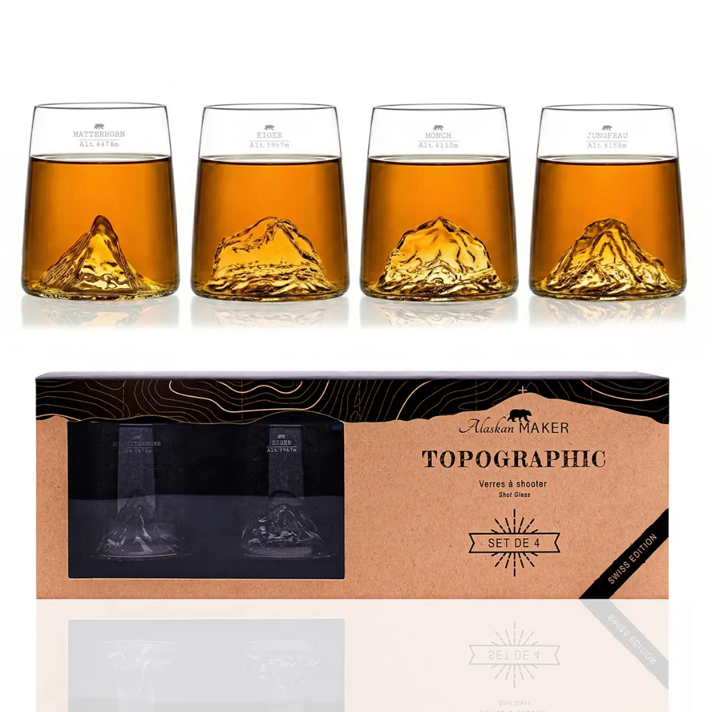 Coffret de 4 shooters Édition Suisse-TOPOGRAPHIC