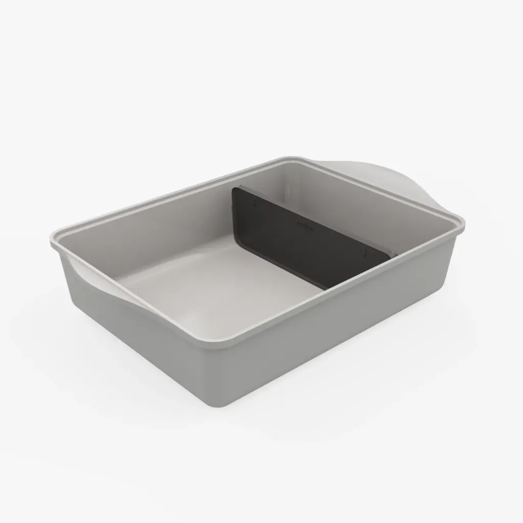 [6953-MJPFGR] mon joli plat au four - perle