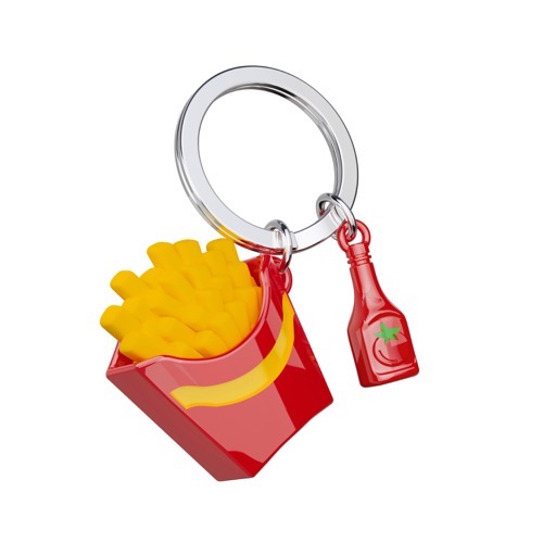 [6938-MTM336-01] Porte-clés Cornet de frites