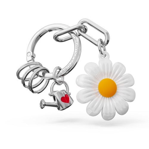 Porte-clés charms Marguerite