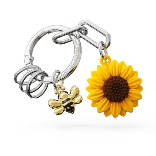 Porte-clés charms Tournesol