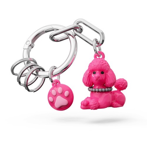 Porte-clés charms Caniche