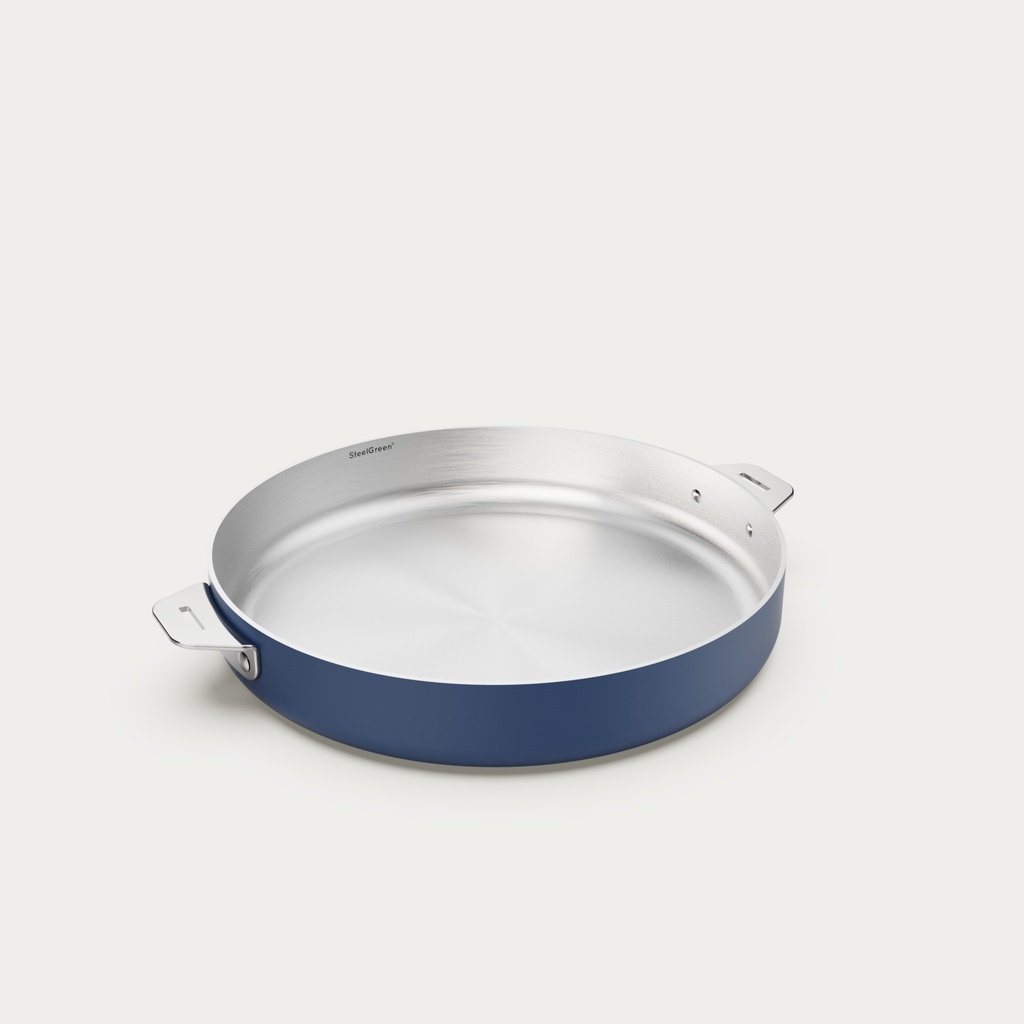 [6953-MERAP28BC] LA MERVEILLEUSE POELE INOX 28CM - MYRTILLE