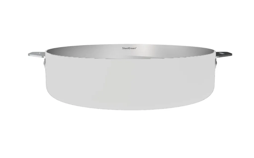 [6953-MERAT28BL] La Merveilleuse Sauteuse Inox 28Cm - Polaire