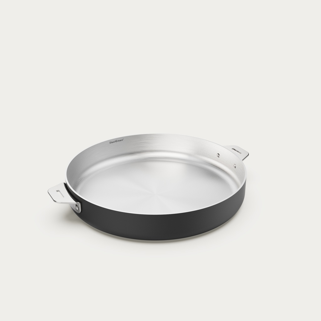 LA MERVEILLEUSE POELE INOX 24CM - GRAPHITE