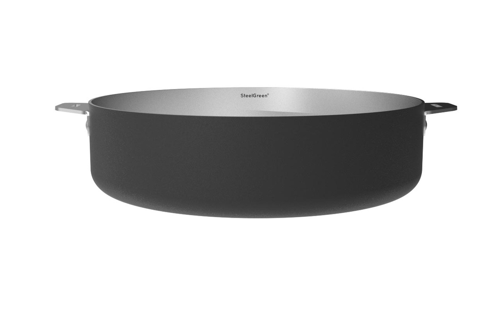 [6953-MERAT28NO] LA MERVEILLEUSE SAUTEUSE INOX 28CM - GRAPHITE